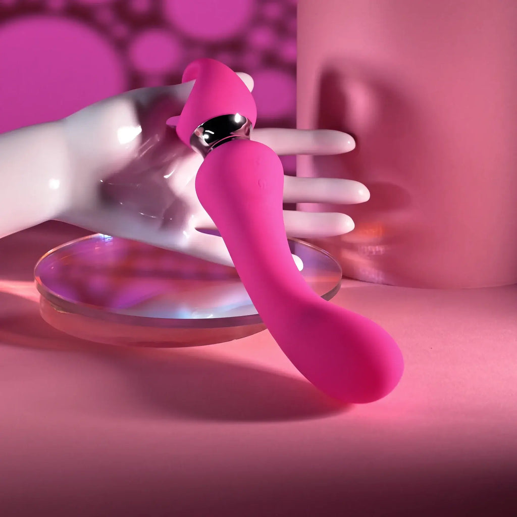 Evolved® Novelties Evolved Kiss the Ring Rechargeable G-Spot Vibrator Hot Pink