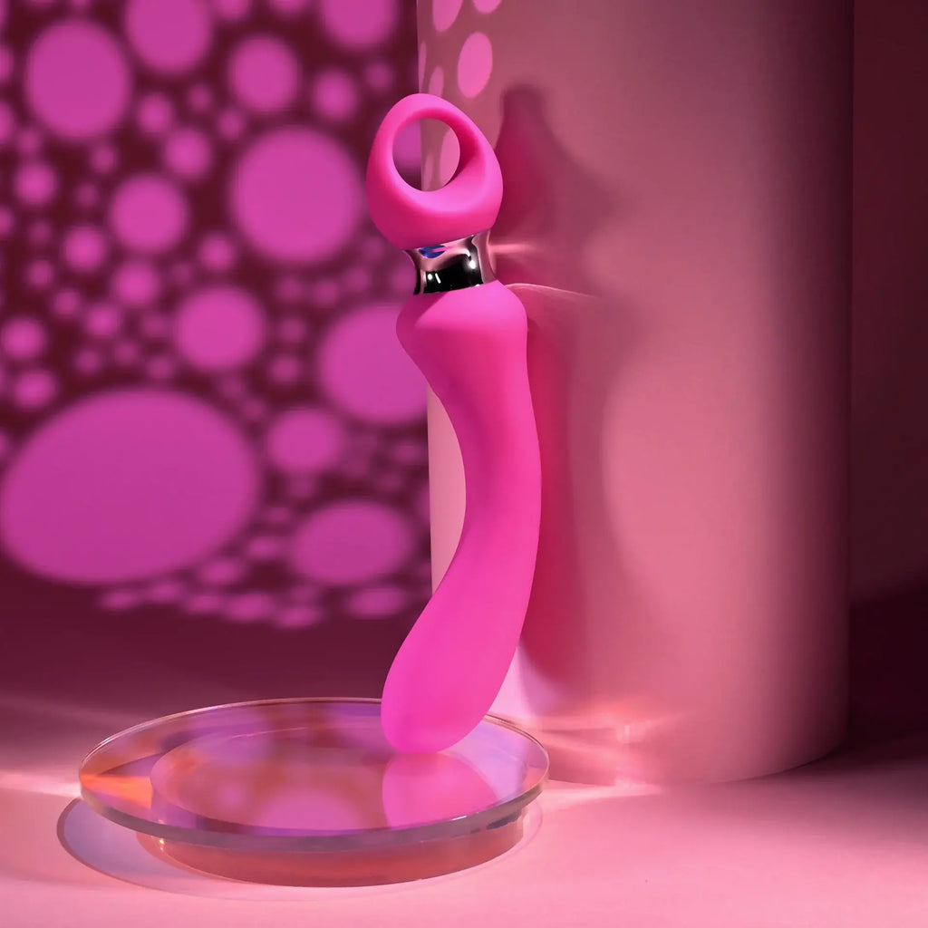 Evolved® Novelties Evolved Kiss the Ring Rechargeable G-Spot Vibrator Hot Pink