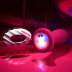 Evolved® Novelties Evolved LED Party Thrusting Butt Plug with Remote Cerise