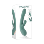 Evolved® Novelties Evolved Rub Me Tender G-Spot & Clitoral Vibrator | Gyrating Thrusting Rotating Sage
