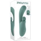 Evolved® Novelties Evolved Spiral Charm, Dual-Motor Clitoral Stimulator Sage