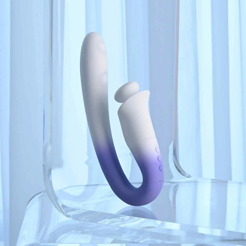 Evolved® Novelties Evolved Spring-Loaded G-Spot & Clitoral Vibrator – Dual Motor Rabbit