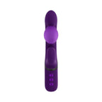 Purple Pleasure Puff Inflating Rabbit Vibrator