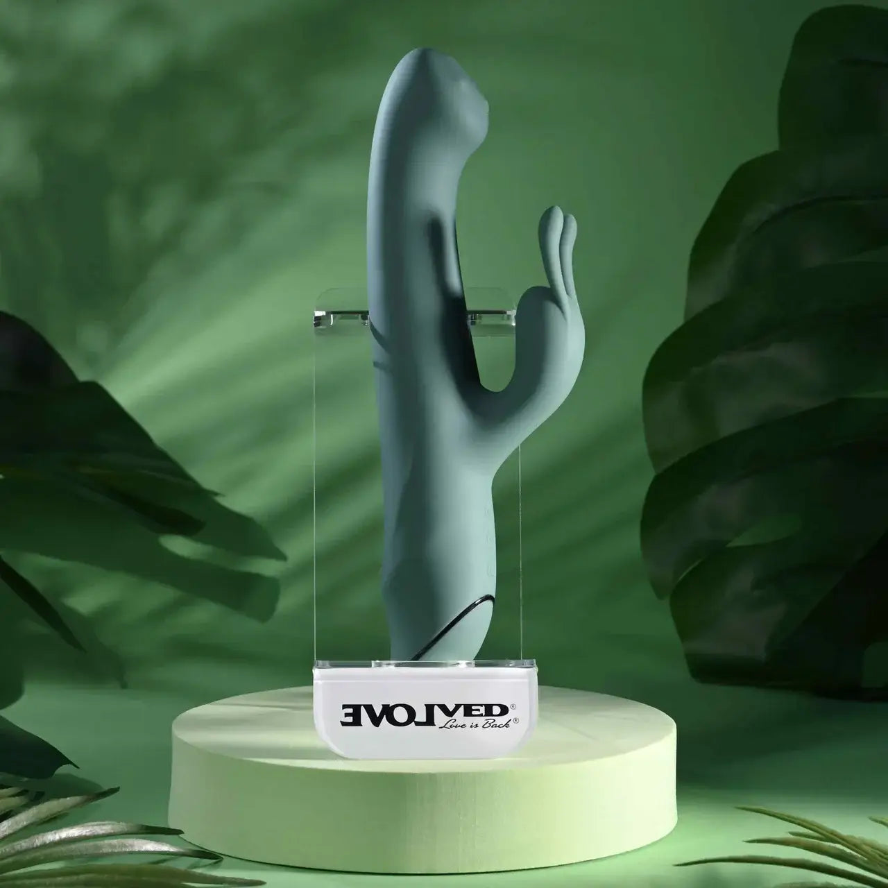 Evolved® Novelties Satin Swirl G-Spot Rabbit Vibrator