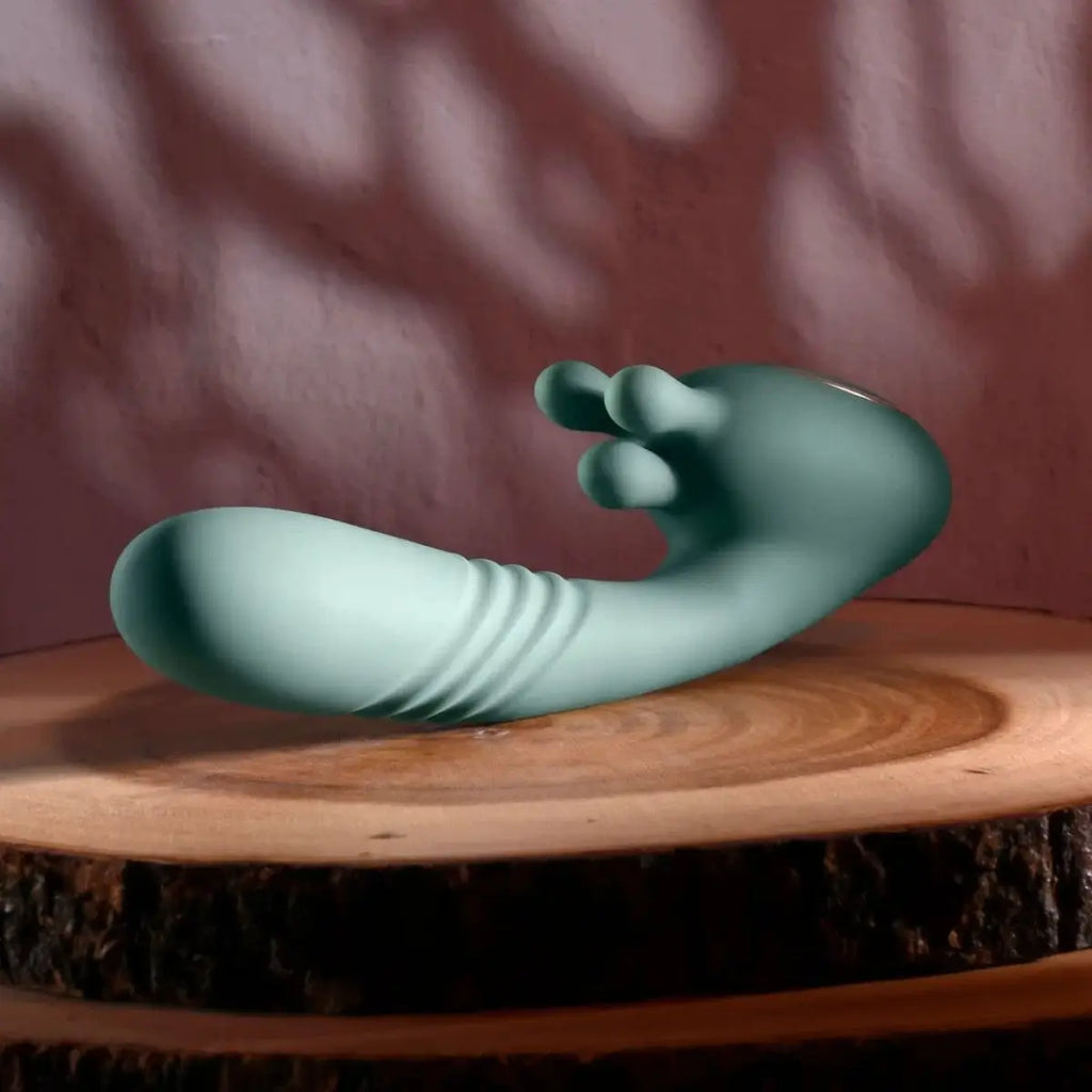 Thrust Into Ecstasy Bendable Thrusting Vibrator - Rolik®
