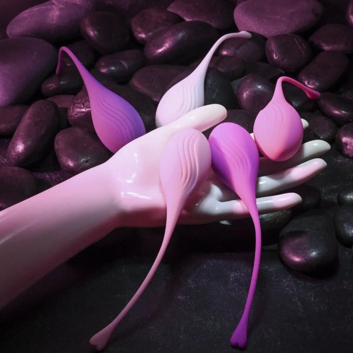 Evolved® Tight & Delight Silicone Kegel Set Of 5 - Rolik®
