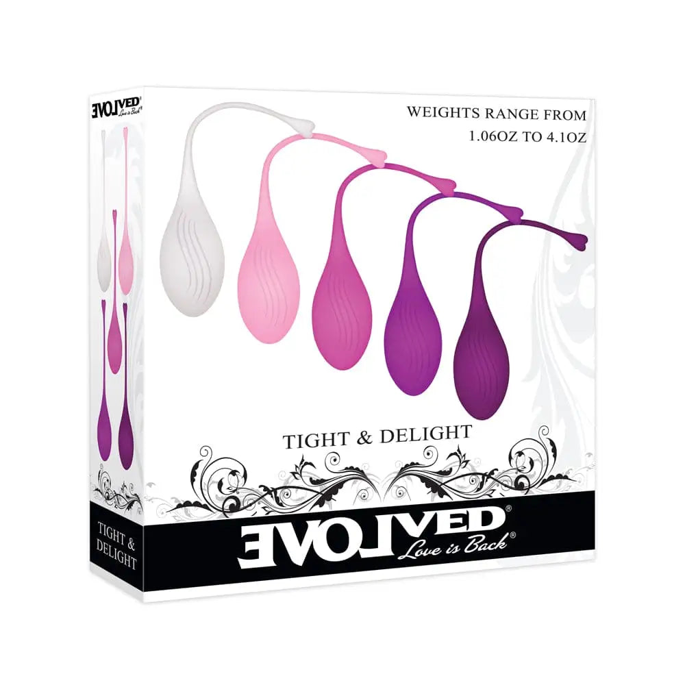 Evolved® Tight & Delight Silicone Kegel Set Of 5 - Rolik®