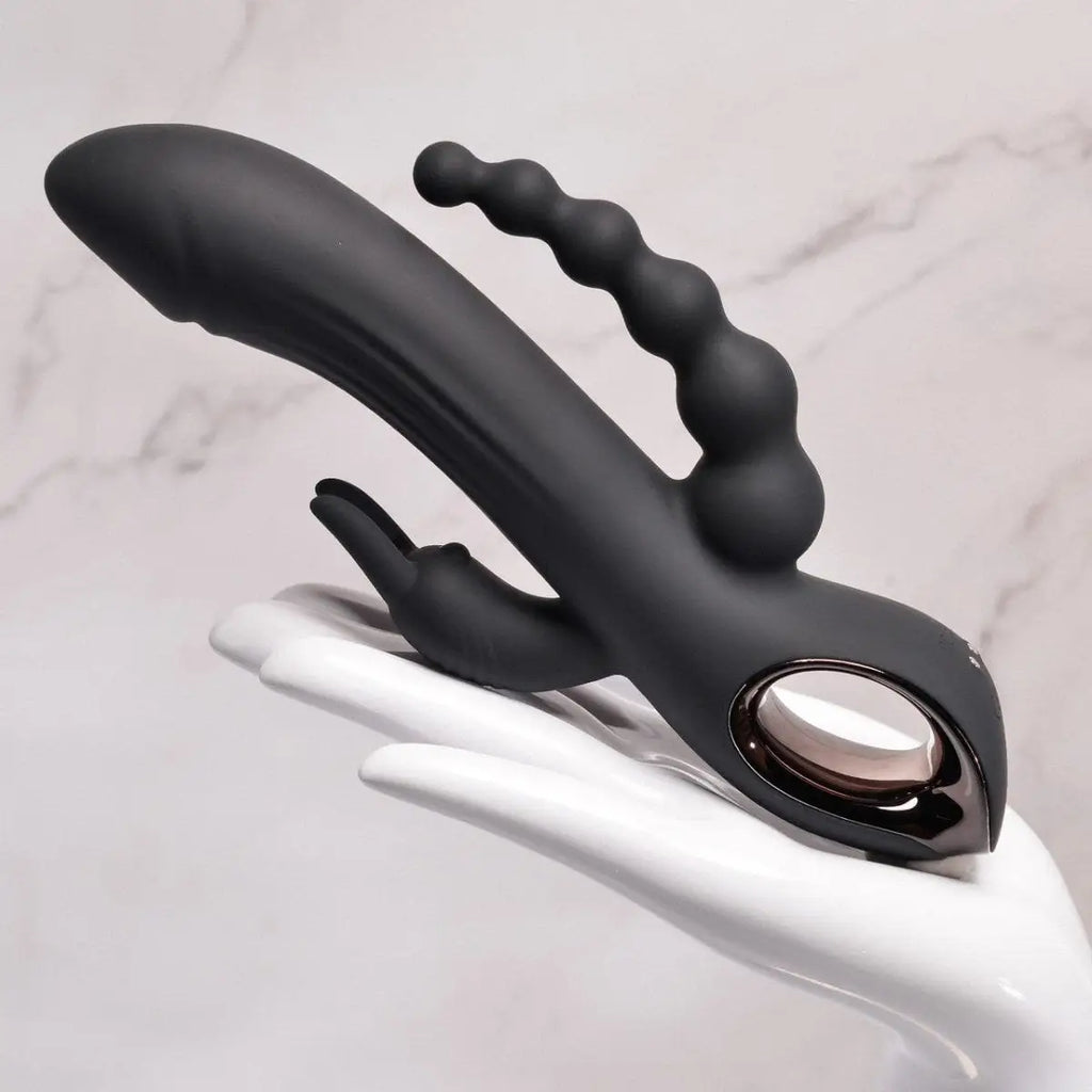 Evolved® Trifecta Triple Stim Rechargeable Vibrator - Rolik®