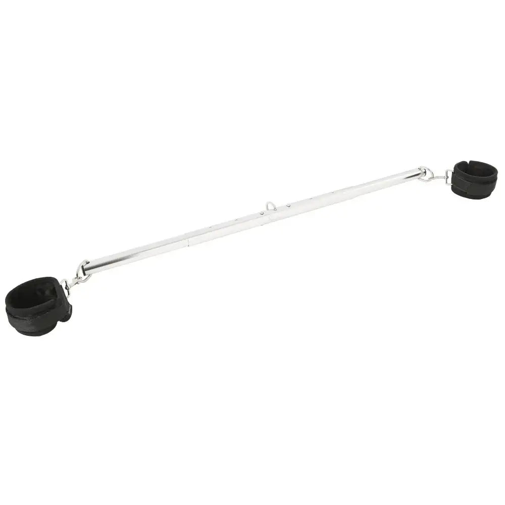 Expandable Spreader Bar and Cuffs Set - Silver - Restraints