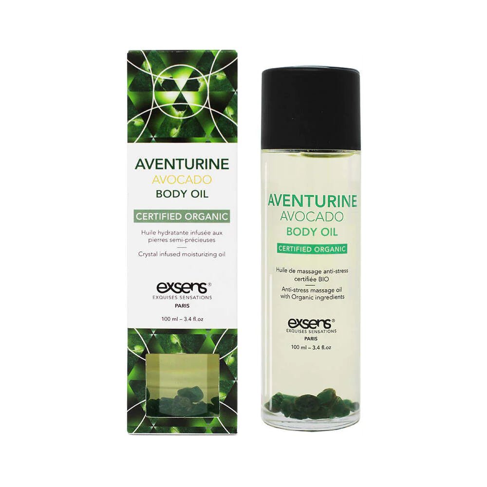 Exsens® Adventurine Avocado Organic Body Oil - Rolik®