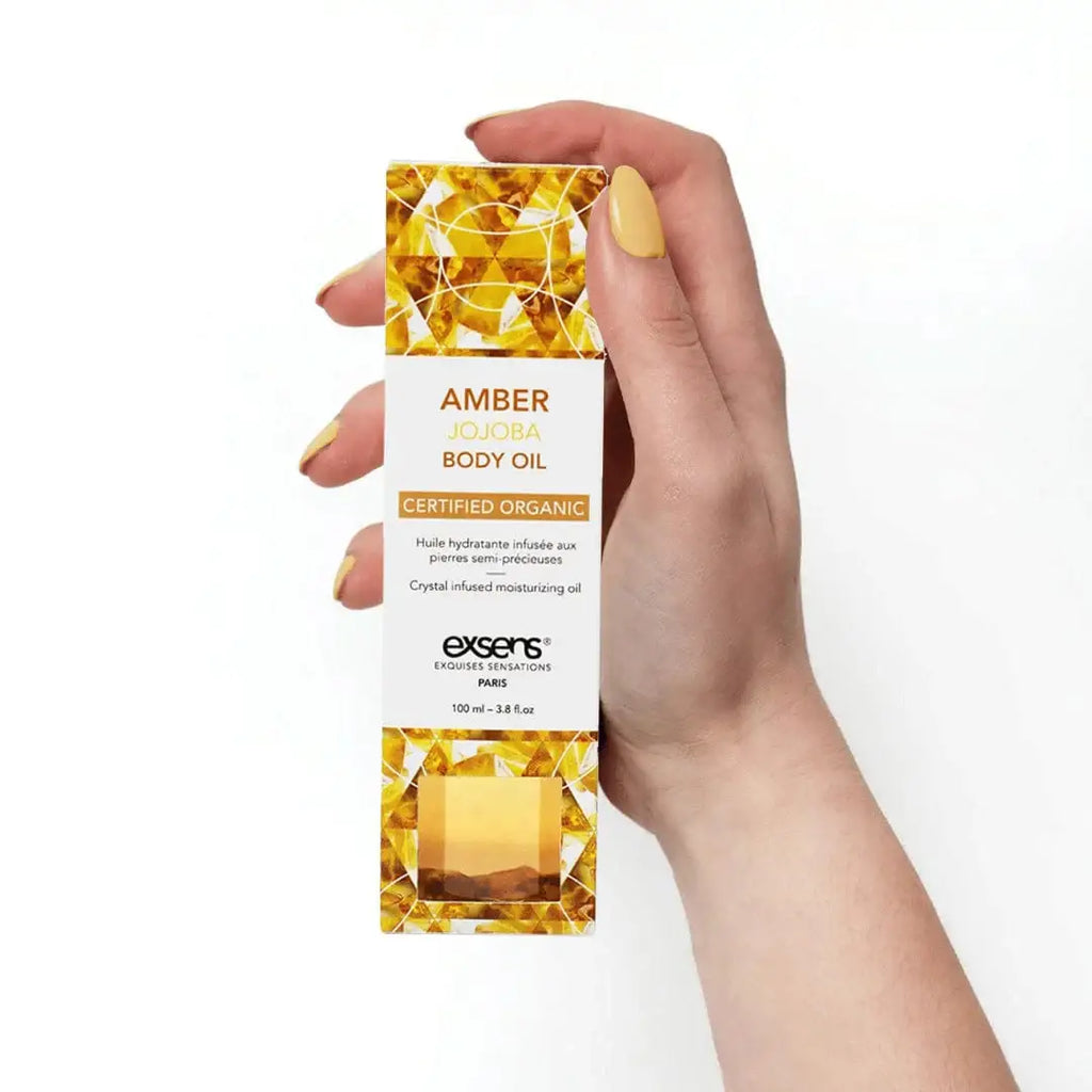 Exsens® Amber Jojoba Organic Body Oil - 3.4 fl. oz. - Massage