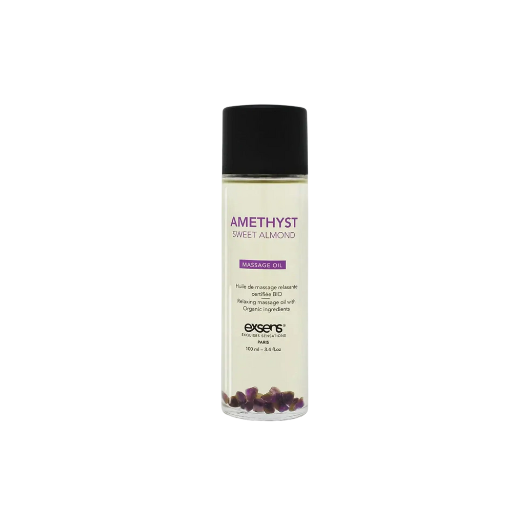 Exsens® Exsens Amethyst Sweet Almond Massage Oil - Organic Relaxing Body 3.4 fl. oz.