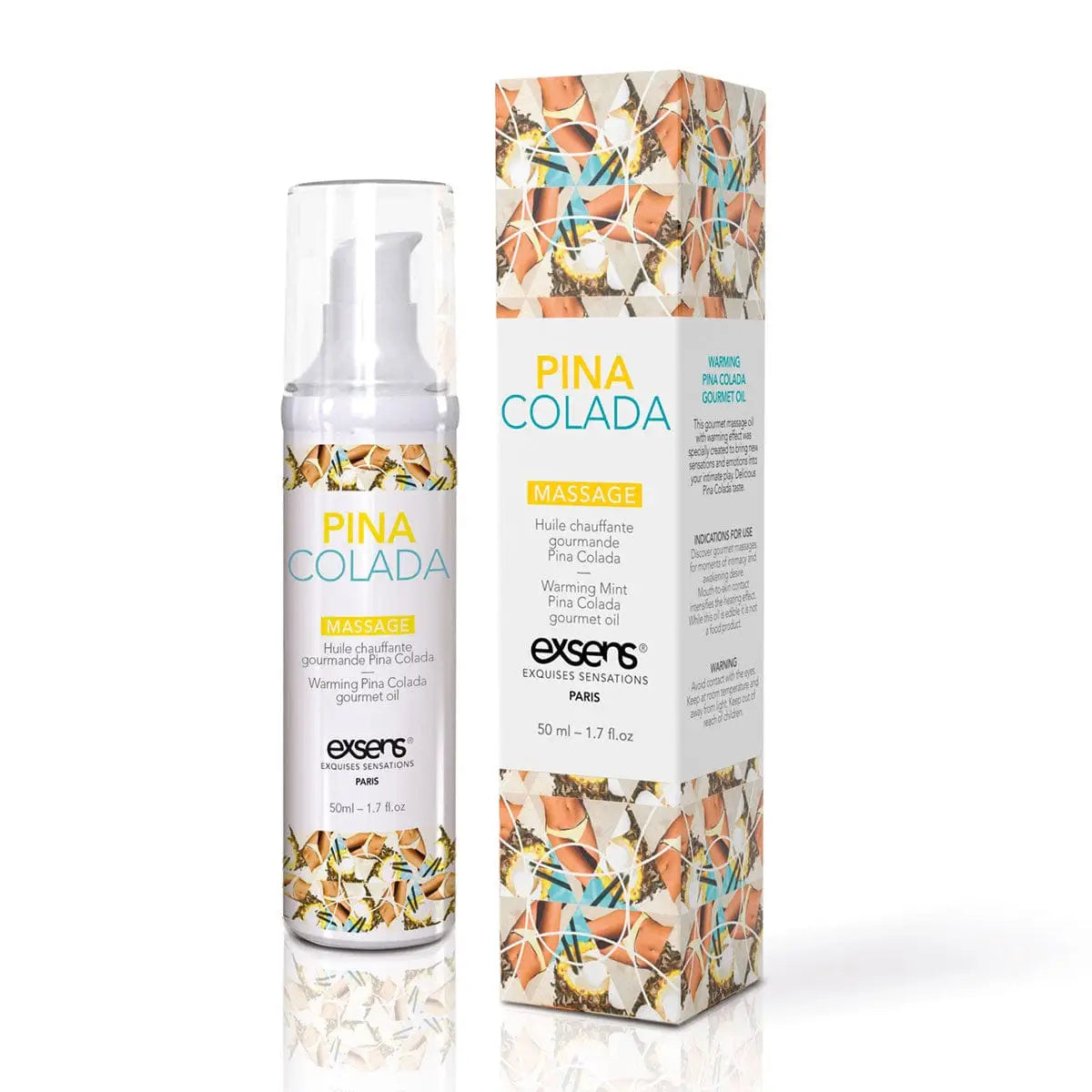 Exsens® Pina Colada Warming Massage Oil - Rolik®