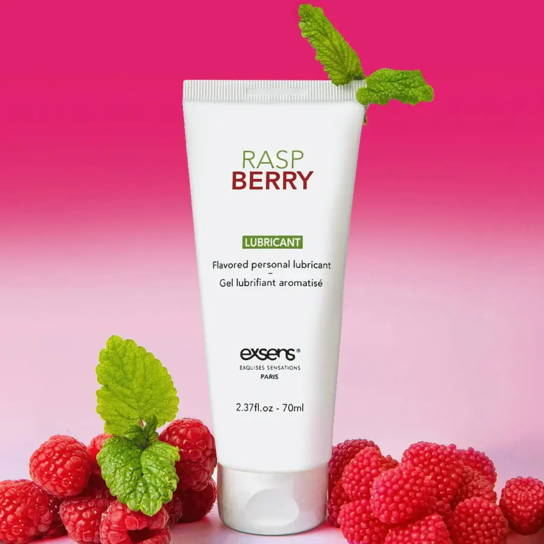 Exsens® Pure Aqua Raspberry Water-Based Lubricant - 2.37 fl. oz.