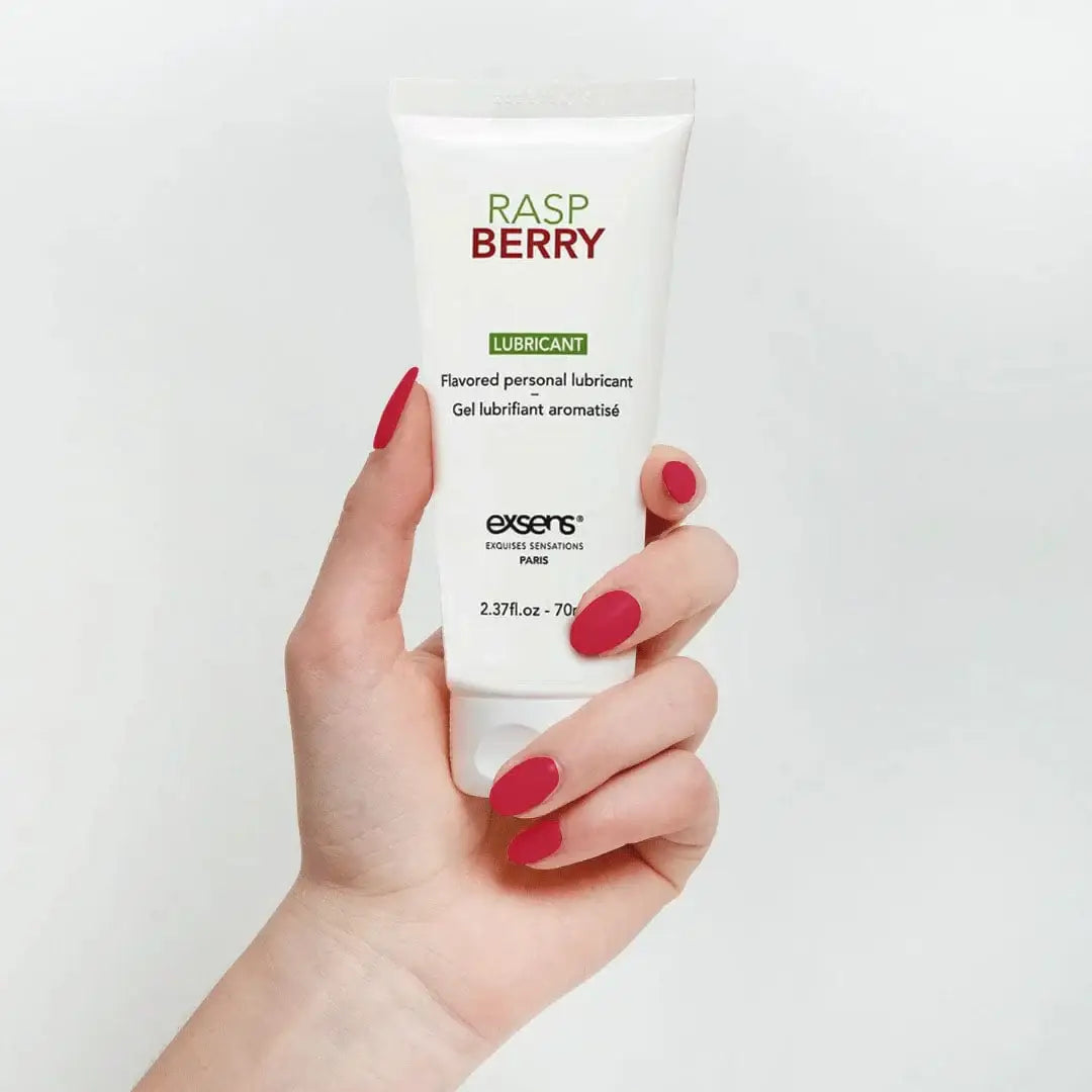 Exsens® Pure Aqua Raspberry Water-Based Lubricant - 2.37 fl. oz.