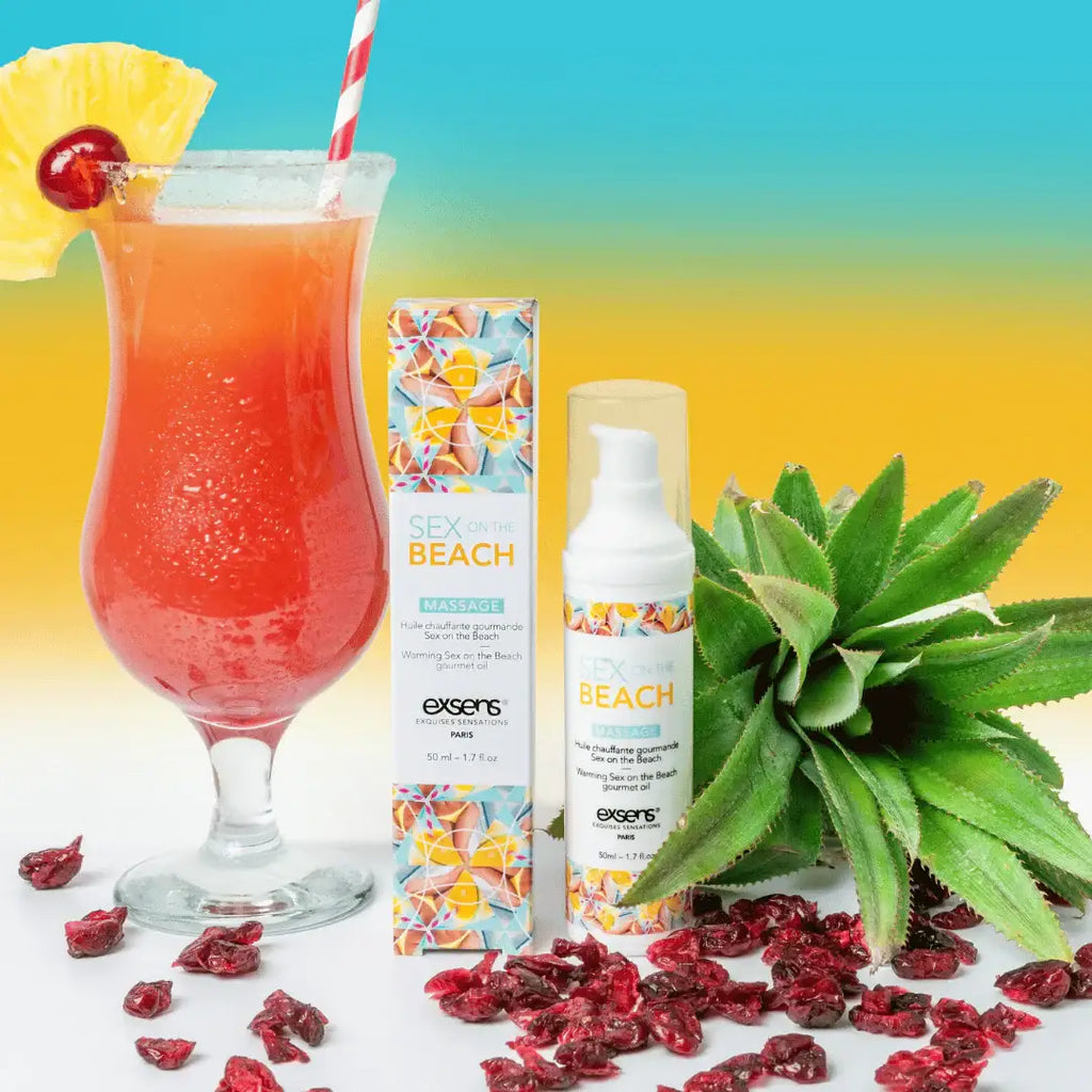 Exsens® Sex on the Beach Warming Massage Oil - 1.7 fl. oz.