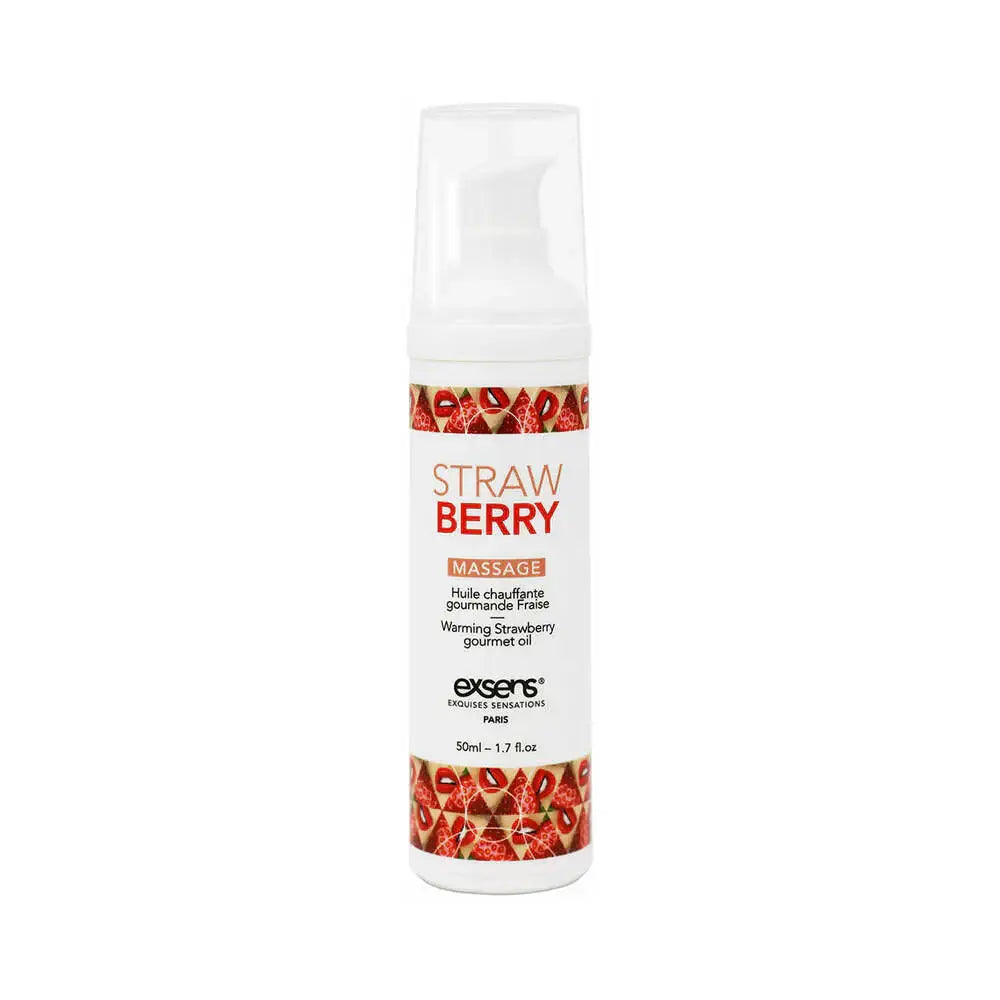 Exsens® Strawberry Warming Massage Oil - Rolik®