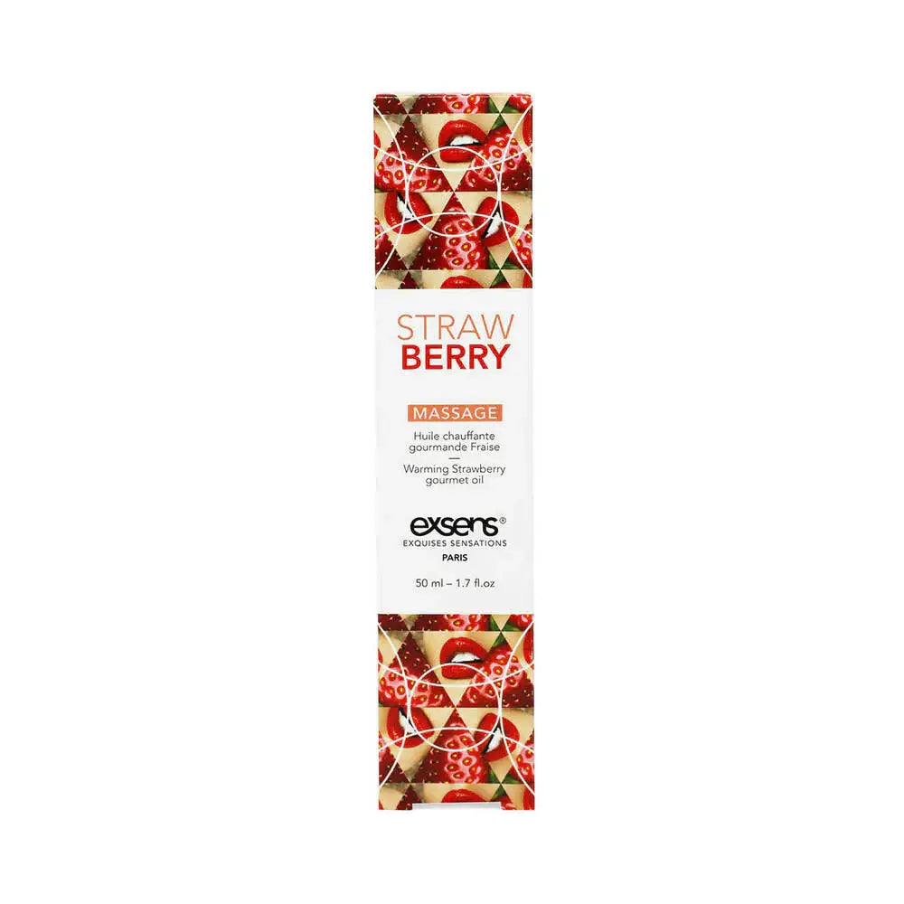 Exsens® Strawberry Warming Massage Oil - Rolik®