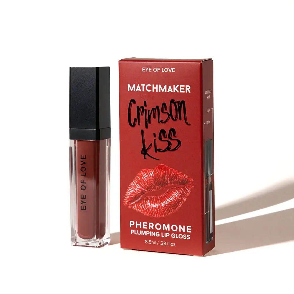 Eye of Love Matchmaker Lip Gloss – Crimson Kiss Pheromone Plumping