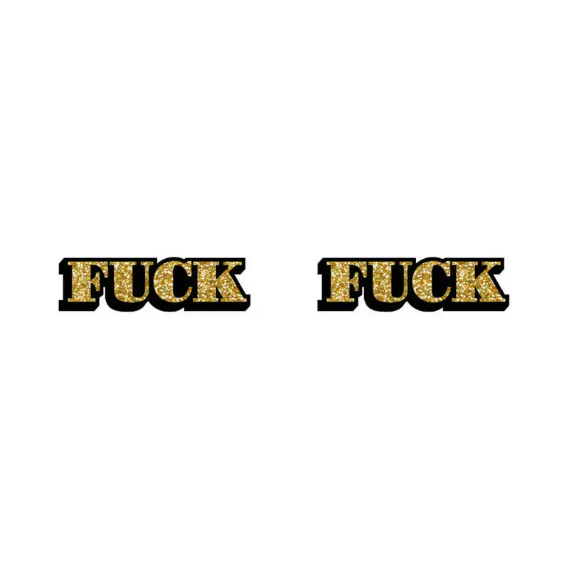 F*ck Earrings - Gold - Jewelry