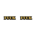 F*ck Earrings - Gold - Jewelry