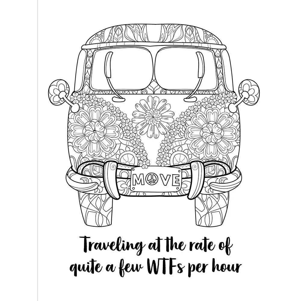 F*ck You Very Much Coloring Book - Books