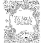 You Are a F*cking Badass Coloring Book - Books