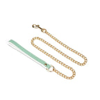 Fairy Collection Leather Collar with Leash - Restraints