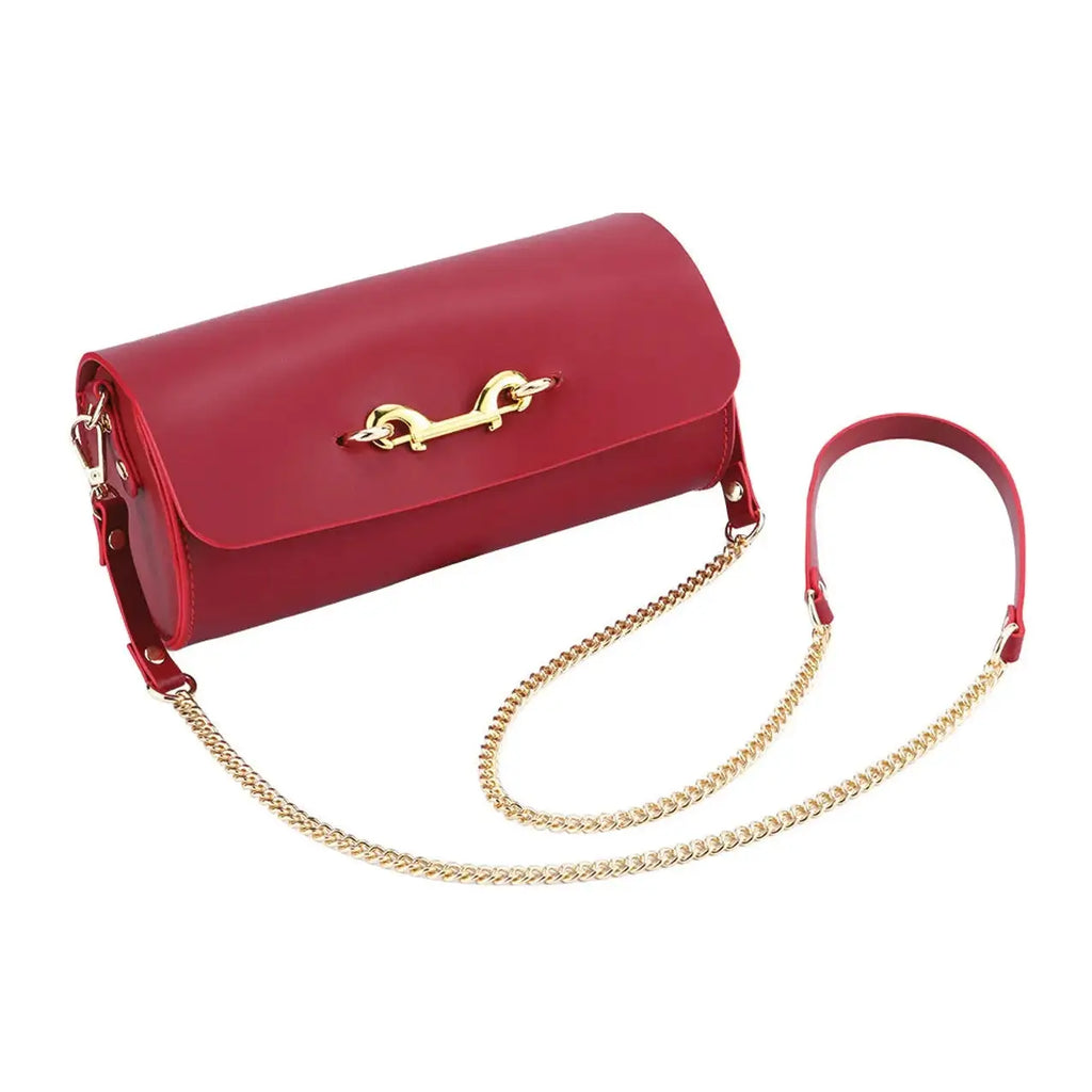 Federico Luxurious Leather Restraint Kit - Red - Restraints