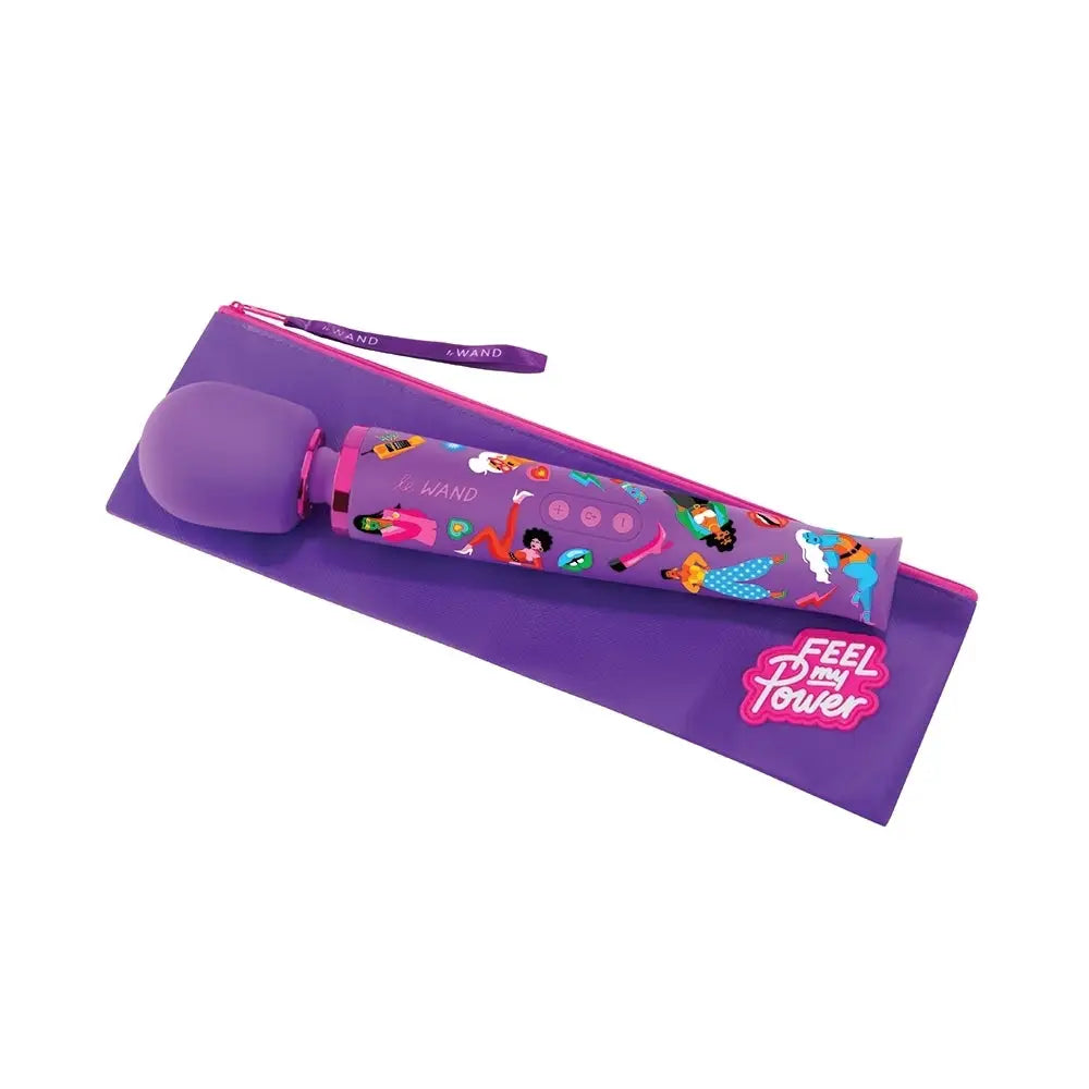 Le Wand Feel My Power Plug - in Wand Vibrator 2021 Special Edition by Jade Purple Brown - Rolik®