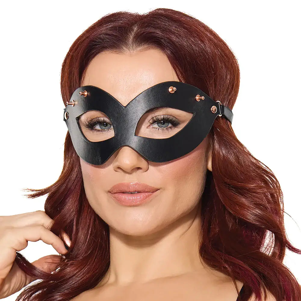 Black Feline Fatale Mask