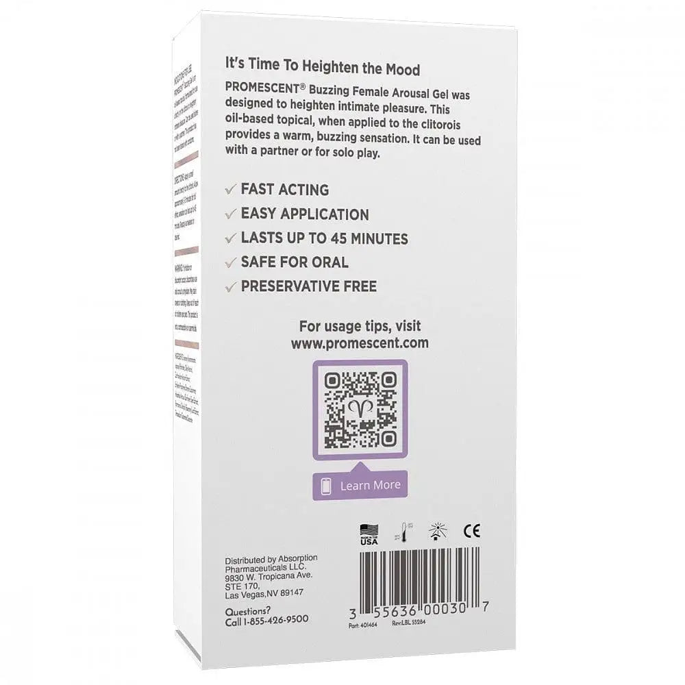 Promescent® Female Arousal Buzzing Gel - Rolik®