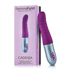 FemmeFunn Cadenza Thrusting G-Spot Vibrator - 7 Speed Premium Rechargeable Purple