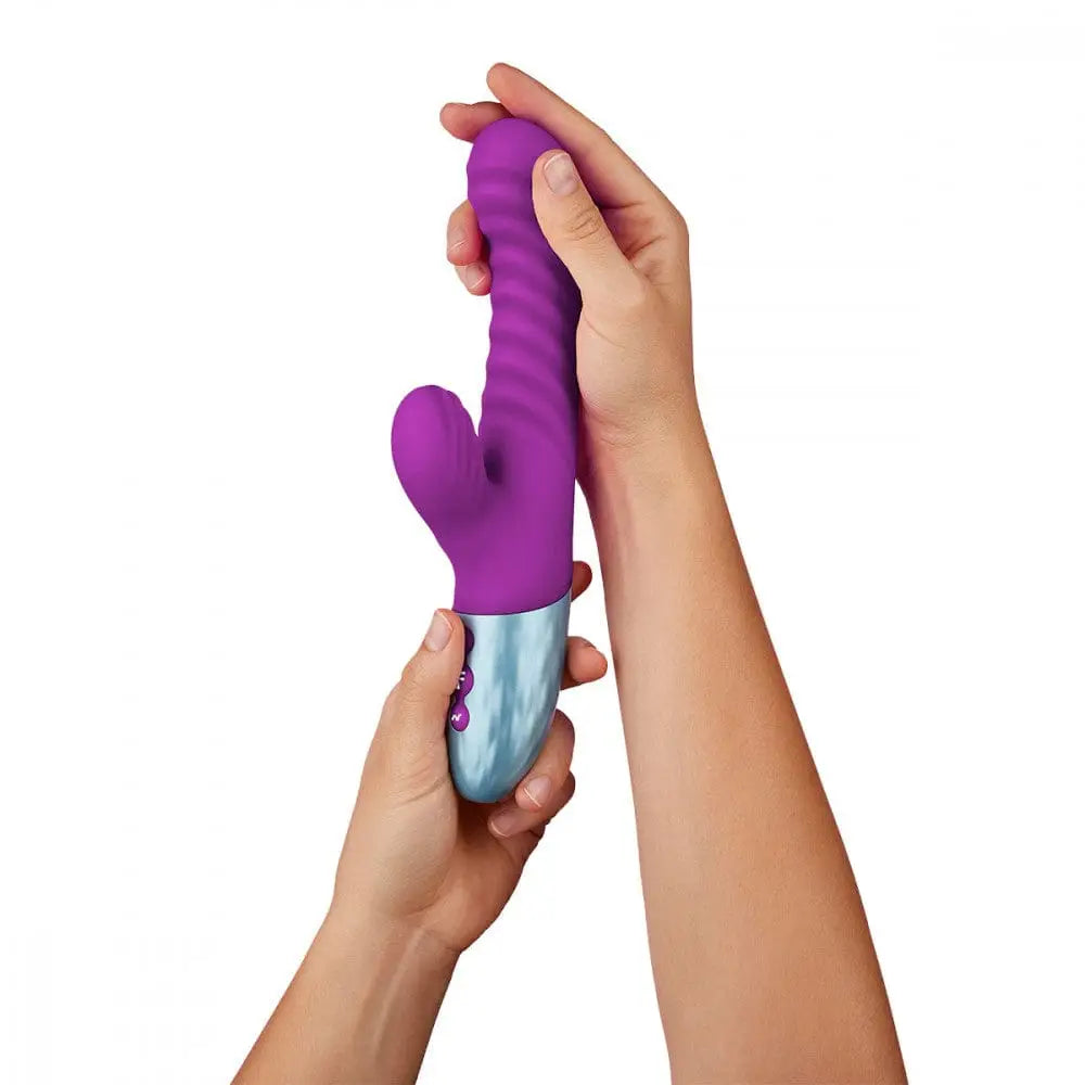 FemmeFunn Delola Dual Density Rabbit Vibrator - Rolik®