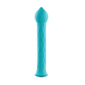 FemmeFunn Diamond Wand - Textured Silicone Vibrator with 21 Settings Aqua