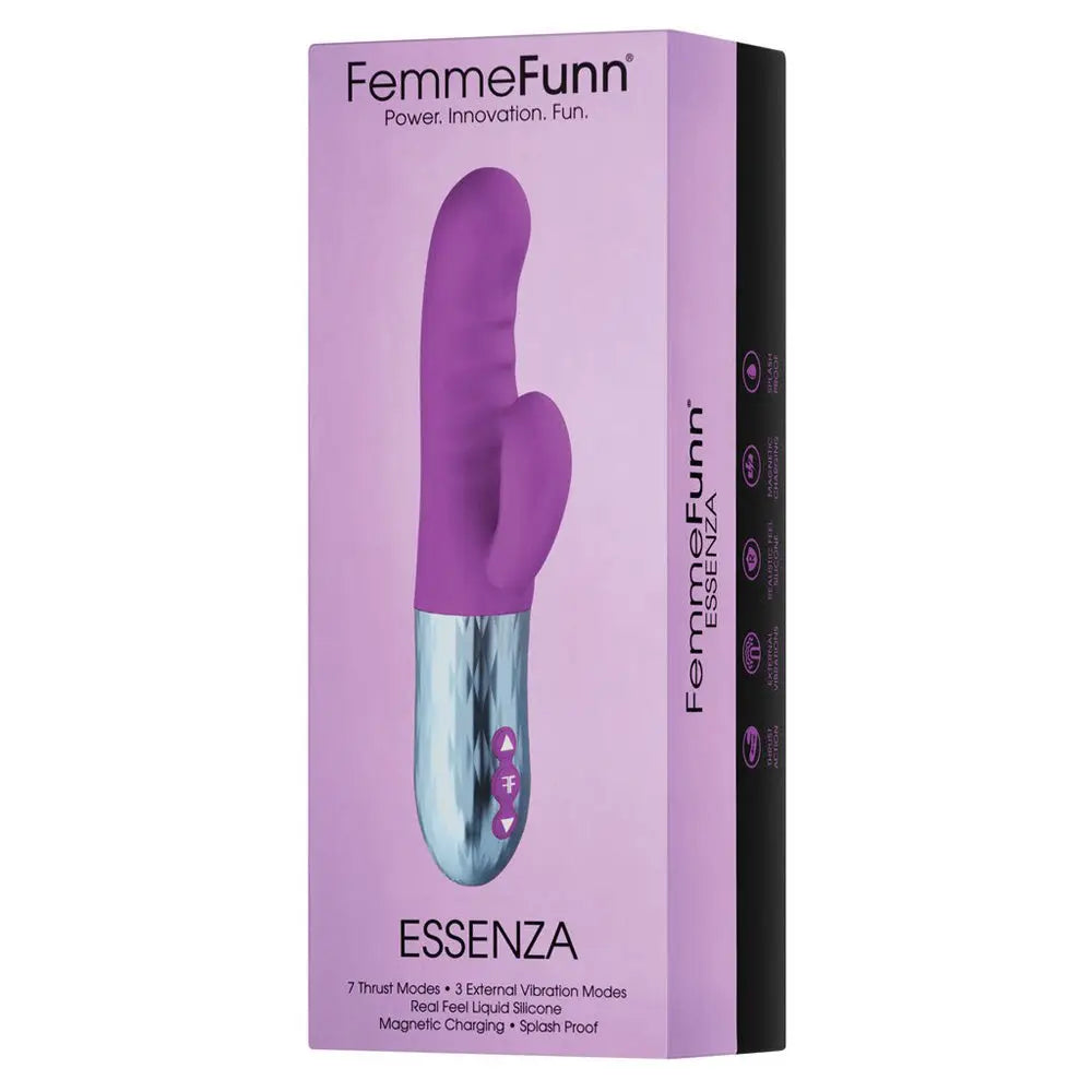 FemmeFunn Essenza Thrusting Rabbit Vibrator - Rolik®
