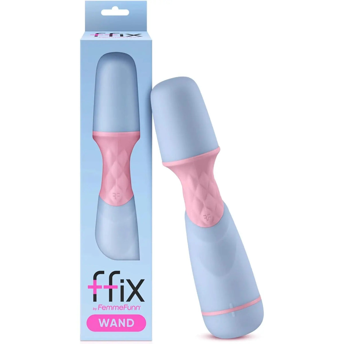 FemmeFunn FFIX Mini Wand Vibrator - 10 Modes Battery Powered