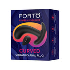 Forto Curved Vibrating Remote Anal Plug - Rolik®