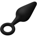 FemmeFunn Forto F-10 Silicone Butt Plug with Pull Ring Medium / Black