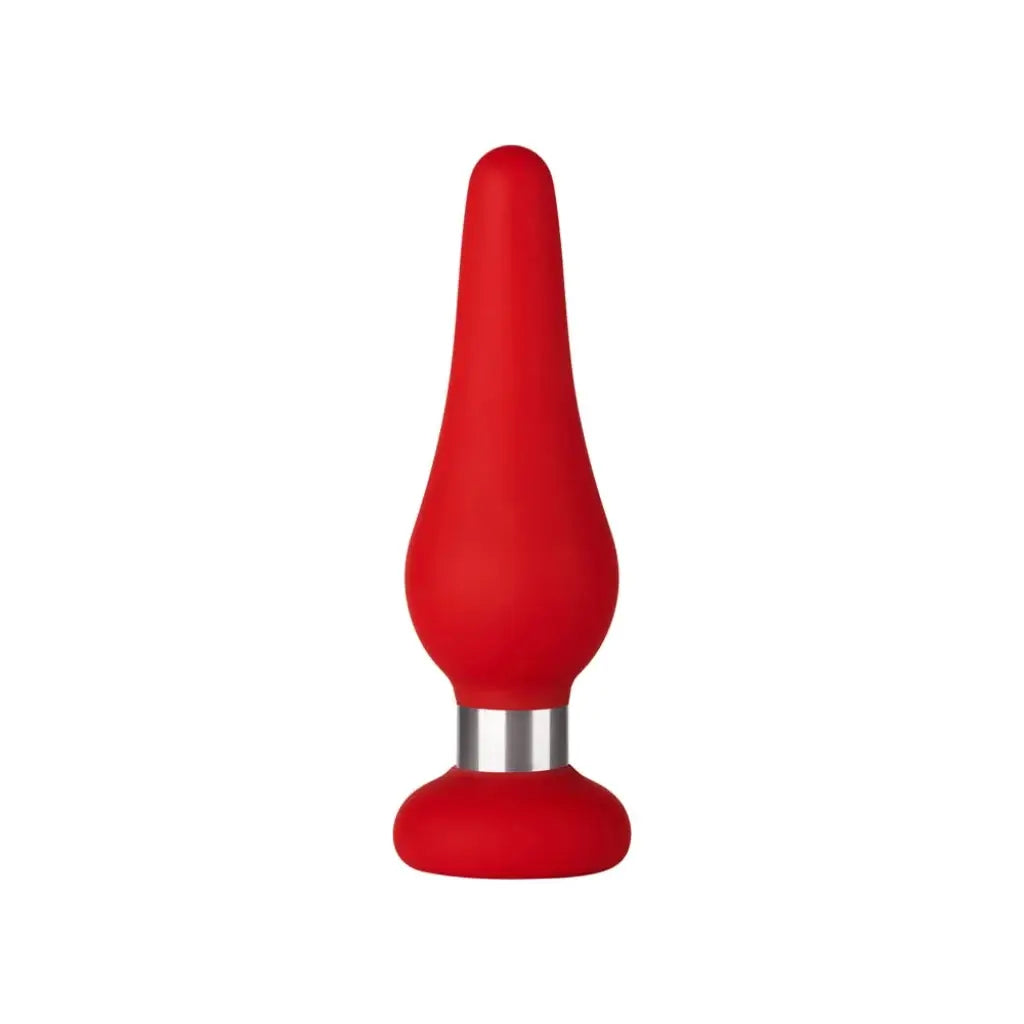 FemmeFunn Forto F-21 Premium Silicone Butt Plug - Narrow Tip Design Small / Red