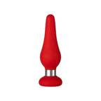 FemmeFunn Forto F-21 Premium Silicone Butt Plug - Narrow Tip Design Small / Red