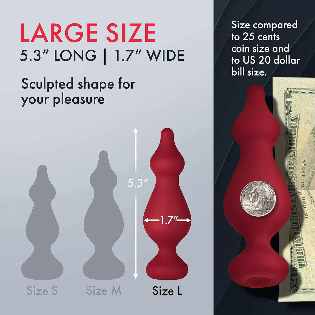 FemmeFunn Forto F-30 Pointer Butt Plug - Curved Silicone Anal