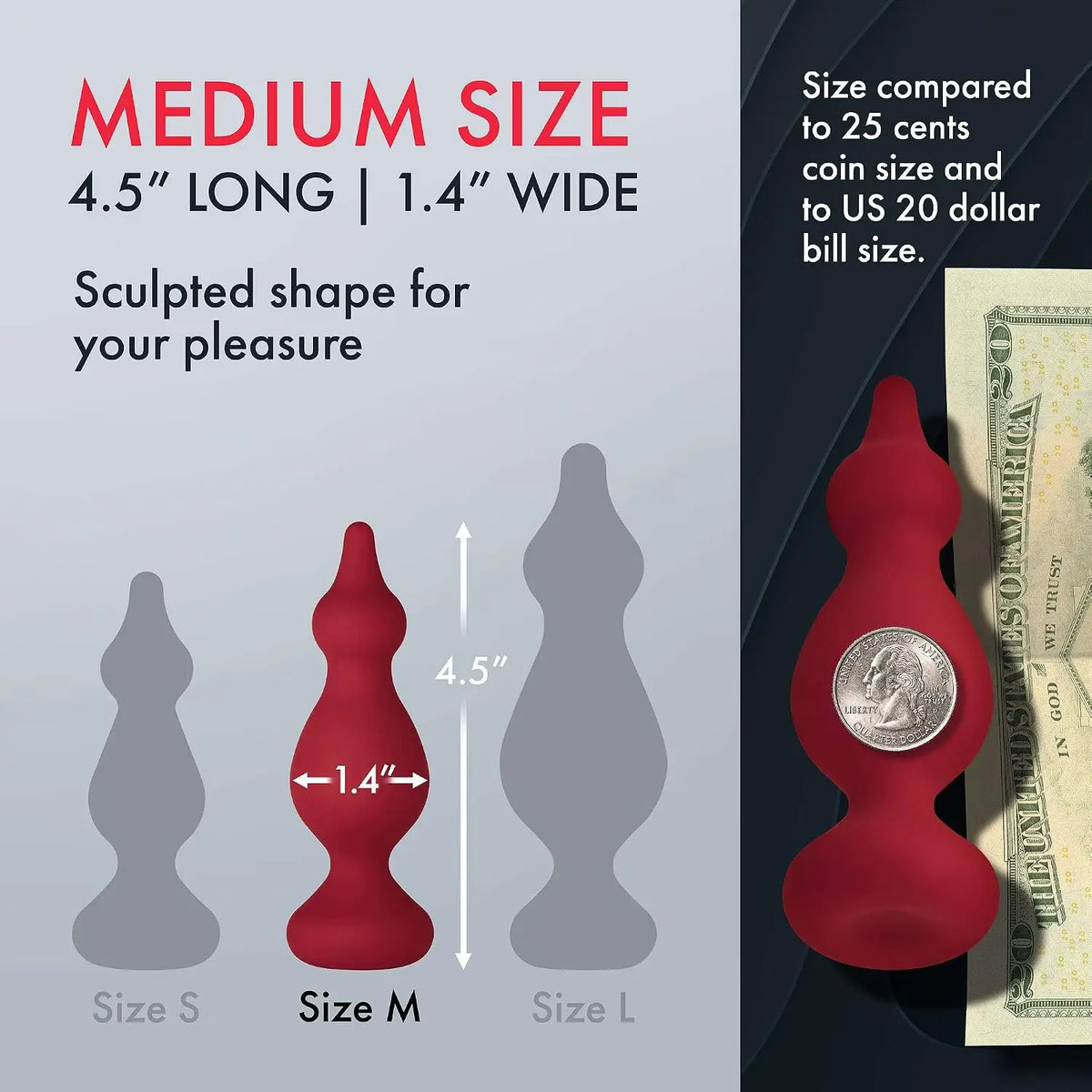 FemmeFunn Forto F-30 Pointer Butt Plug - Curved Silicone Anal
