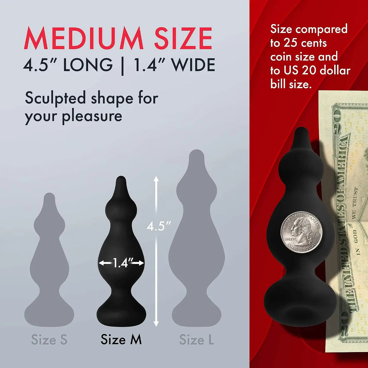 FemmeFunn Forto F-30 Pointer Butt Plug - Curved Silicone Anal