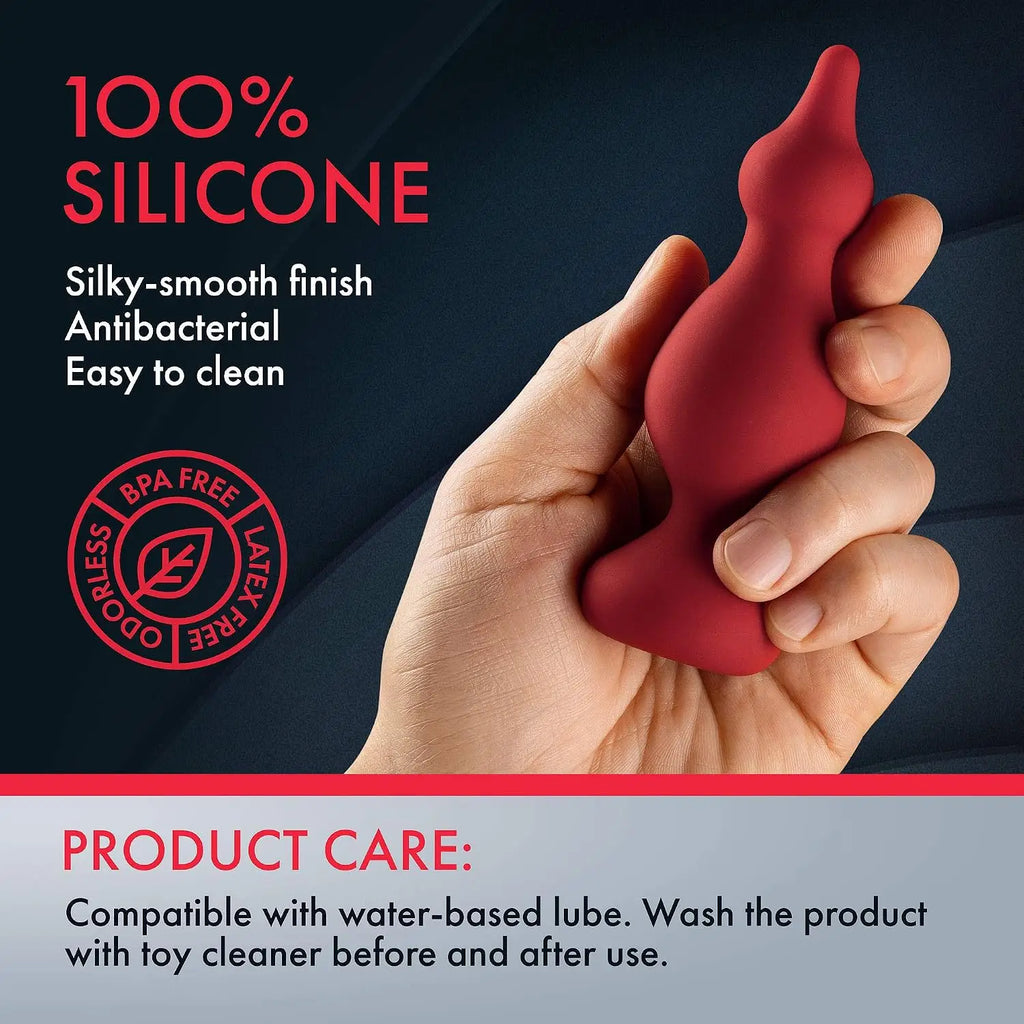 FemmeFunn Forto F-30 Pointer Butt Plug - Curved Silicone Anal