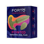 Forto Pointed Vibrating Remote Anal Plug - Rolik®
