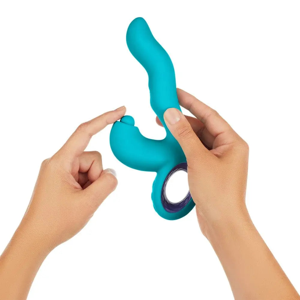 FemmeFunn Klio Triple Action Thumping Rabbit Vibrator - Rolik®