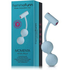 FemmeFunn Momenta Remote-Controlled Vibrating Kegel Balls – Rechargeable Silicone Pelvic Floor Trainer