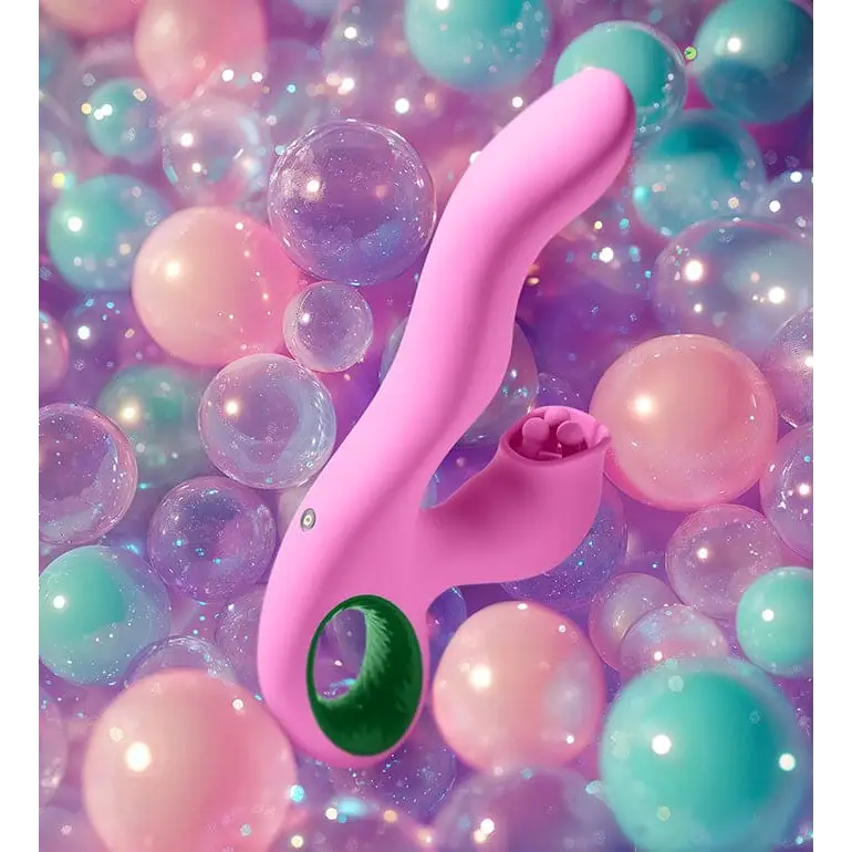 Femmefunn Pallina Triple Action Thumping Rabbit Vibrator Pink - Rolik®