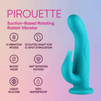 FemmeFunn Pirouette 360° Rotating Rabbit Vibrator with Remote